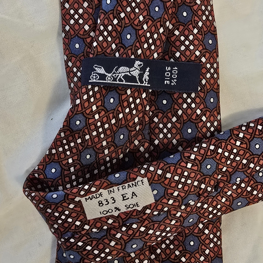 Hermes necktie vintage